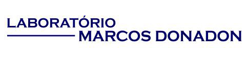 Logo laboratório Marcos Donadon